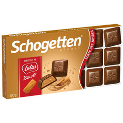 Продуктови Категории Шоколади Schogetten Lotus Biscoff 100гр